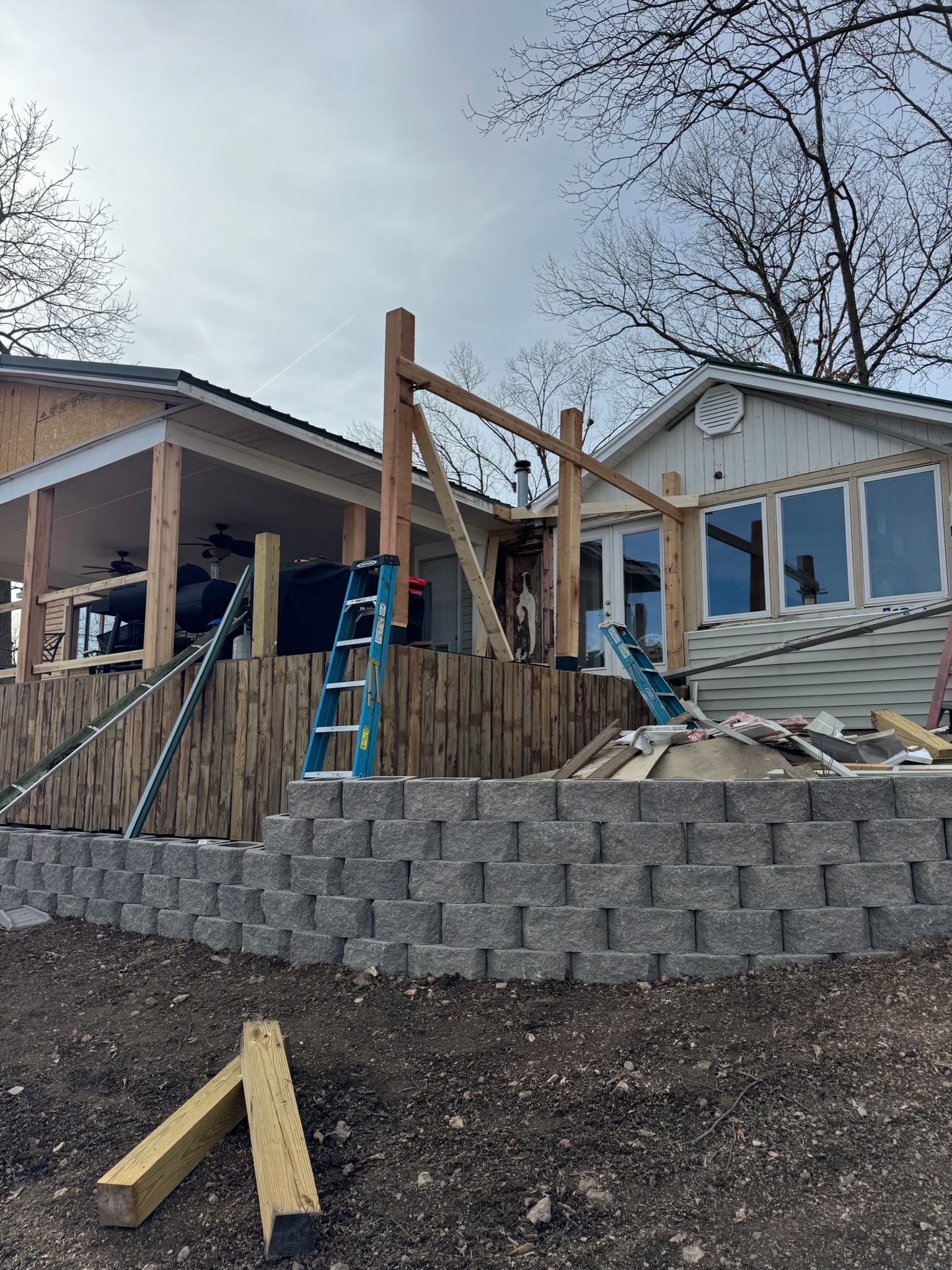 Porch extension - In progress